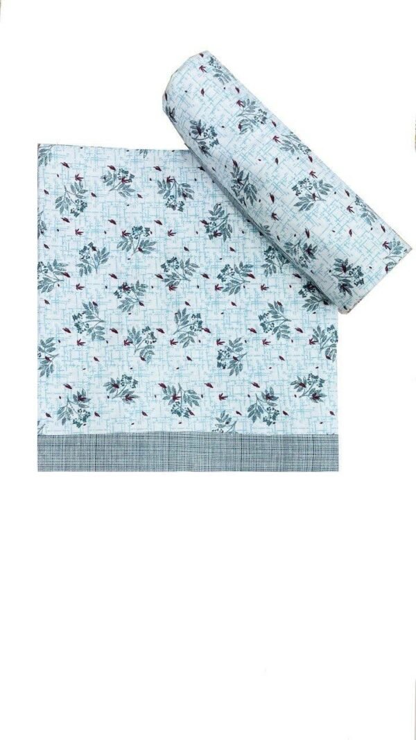 floral blue bedsheet pair