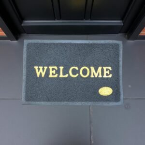 ✅ premium rubber welcome door mat